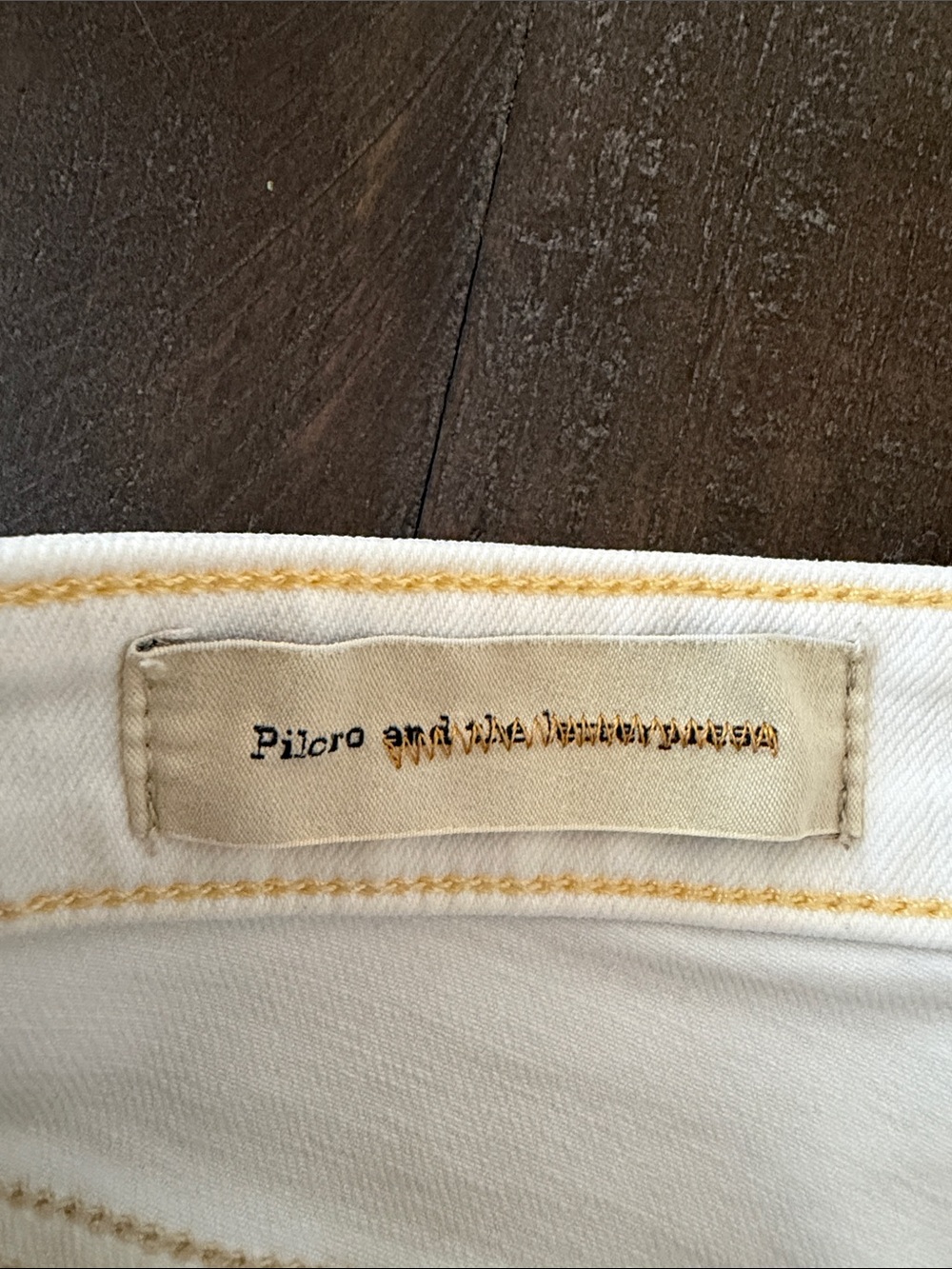 Anthropologie Pilcro and the Letterpress White Denim Shorts - Picture 2 of 11